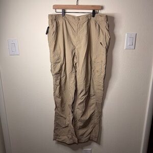 The North Face Performance Outdoor Cargo Pants Men's XL Khaki Tan HIking